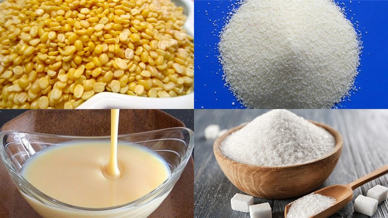 Ingredients for boiled egg jelly dish