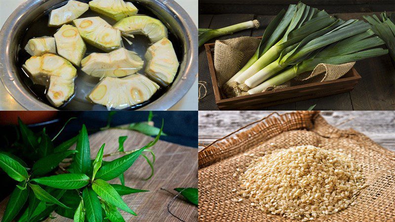 Ingredients for Young Jackfruit Salad