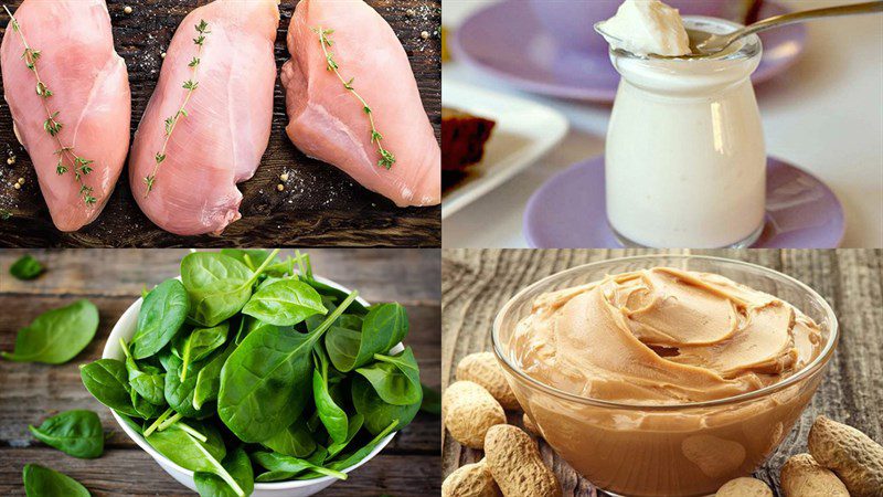 Ingredients for boiled chicken breast smoothie
