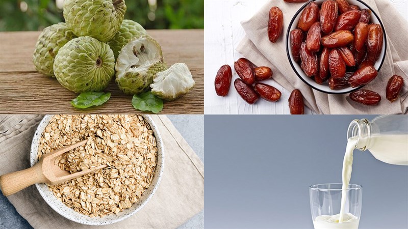 Ingredients for na smoothie, na apple peanut smoothie, na oatmeal smoothie