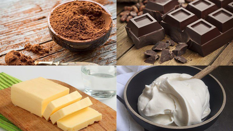 Ingredients for cube milo candy