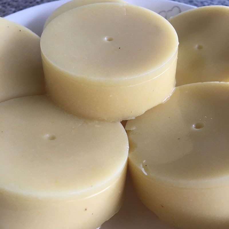 Step 4 Final product Corn milk jelly