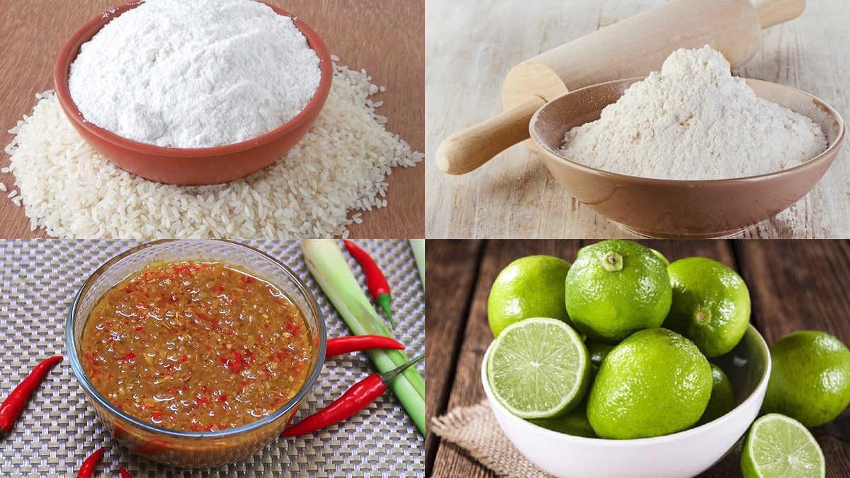 Ingredients for Hue rice cake