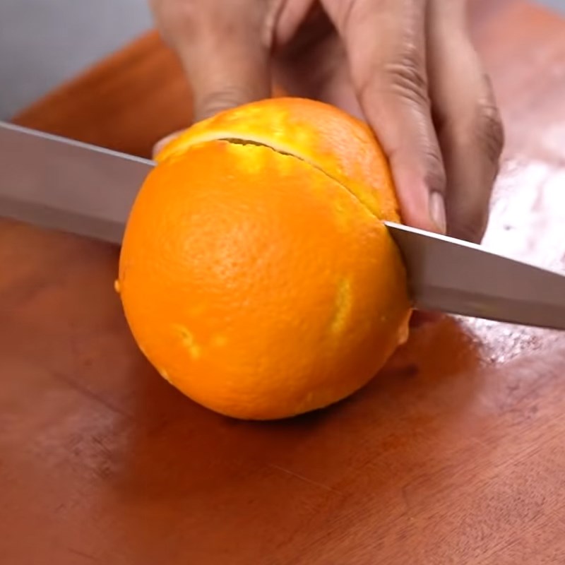 Step 1 Grate the peel and squeeze the orange juice for Orange Ice Cream Bars