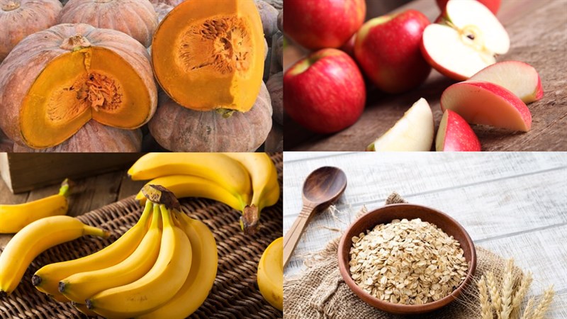 Ingredients for pumpkin smoothie
