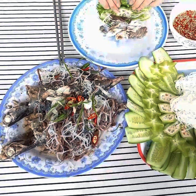 Step 8 Final Product Steamed Mackerel Wrapped in Rice Paper