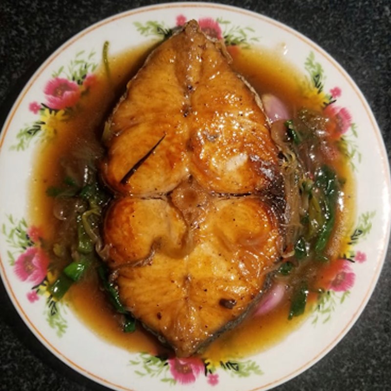 Step 4 Final Product Mackerel Stewed with Green Tea