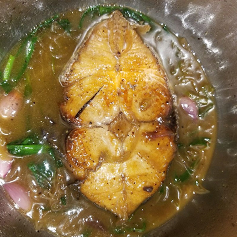 Step 3 Fish Stewing Mackerel Stewed with Green Tea