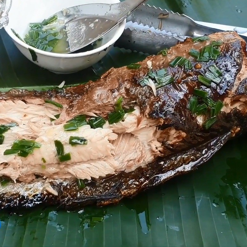 Step 5 Final Product Grilled Catfish with Green Onion