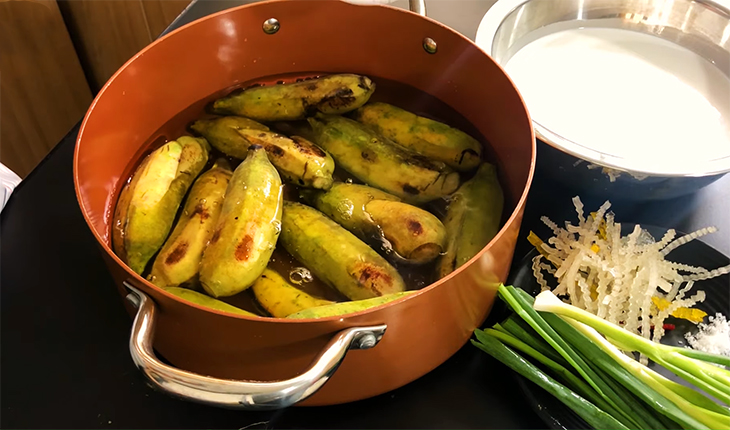 Step 1 Prepare the Ingredients for Fried Banana with Coconut