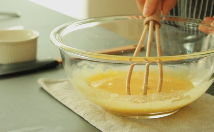 Step 1 Mix the egg yolk mixture Green Tea Chiffon Cake