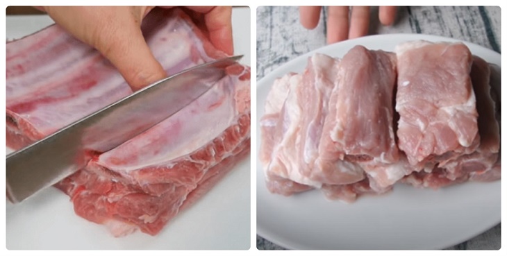 Step 1 Prepare the pork ribs Imitation Crab Shrimp Noodle