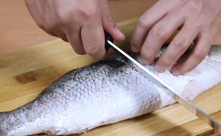 Step 1 Prepare Barramundi Grilled Barramundi in Foil