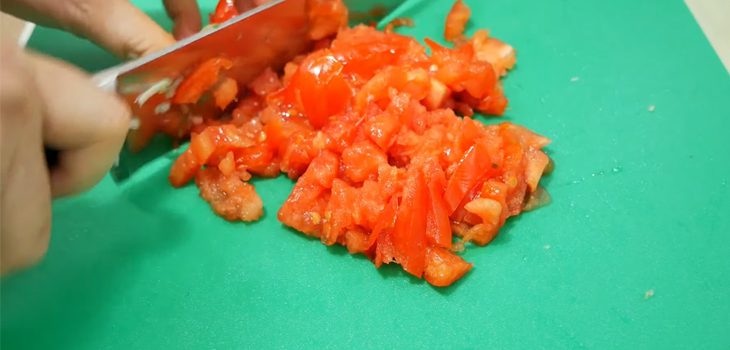 Step 2 Prepare other ingredients Shredded chicken fried rice