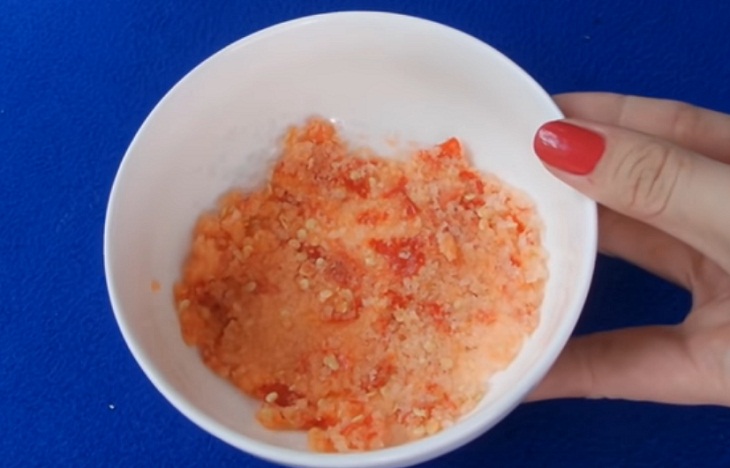 Step 4 Making chili salt for dipping beef Beef stew with rice noodles