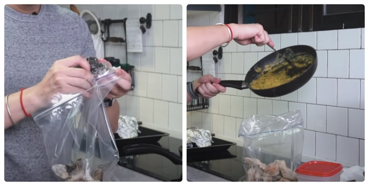 Step 4 Making Salted Egg Fish Skin
