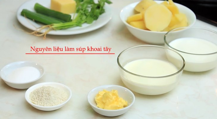 Ingredients for vegetarian soup