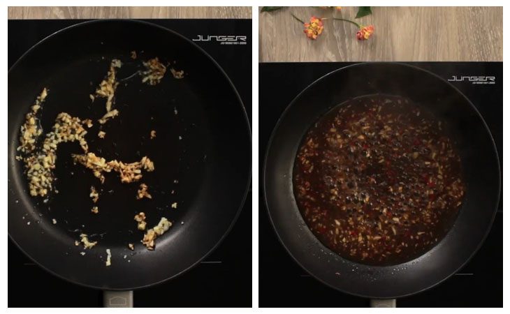 Step 3 Make the Tamarind Fish Sauce Fried Salmon Fin with Tamarind Fish Sauce
