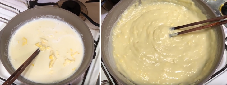 Step 3 Make the filling for Durian Sticky Rice