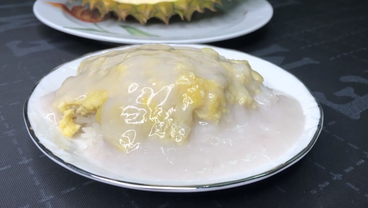 Step 5 Final Product Durian Sticky Rice