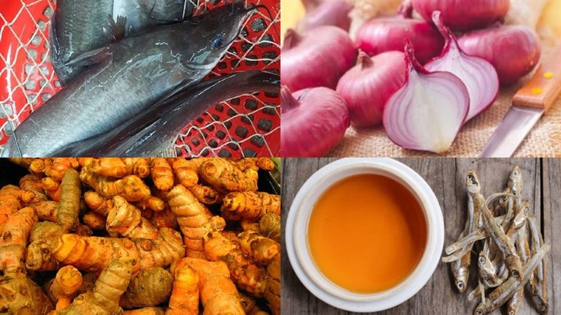 Ingredients for Braised Snakehead Fish with Ginger and Light Seasoning