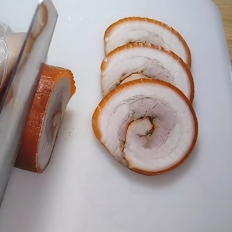 Step 5 Slice the Jambon cold meat