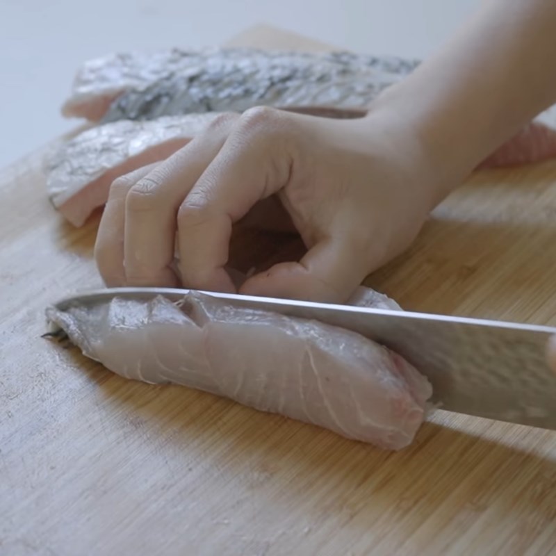 Step 2 Cut and Marinate Fish Sweet and Sour Basa Fish Fillet
