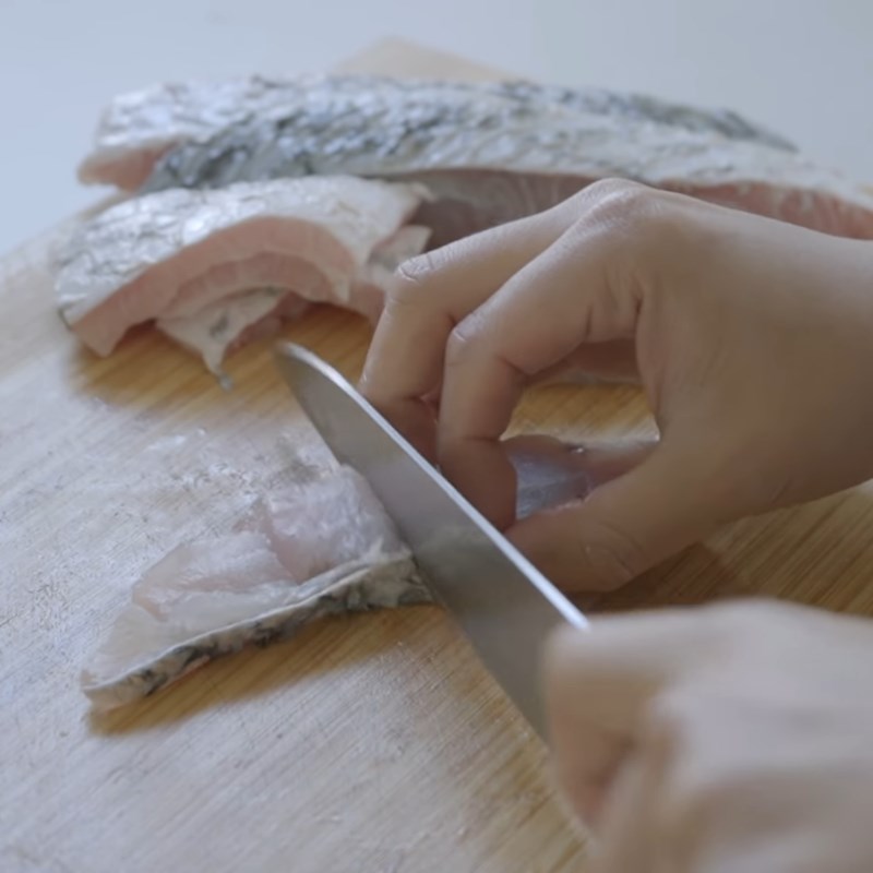 Step 2 Cut and Marinate Fish Sweet and Sour Basa Fish Fillet