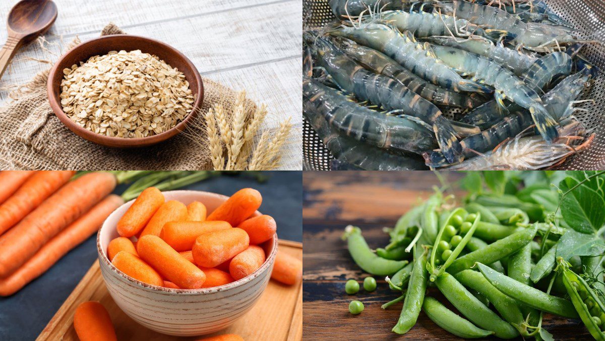 Ingredients for weight loss oatmeal dish