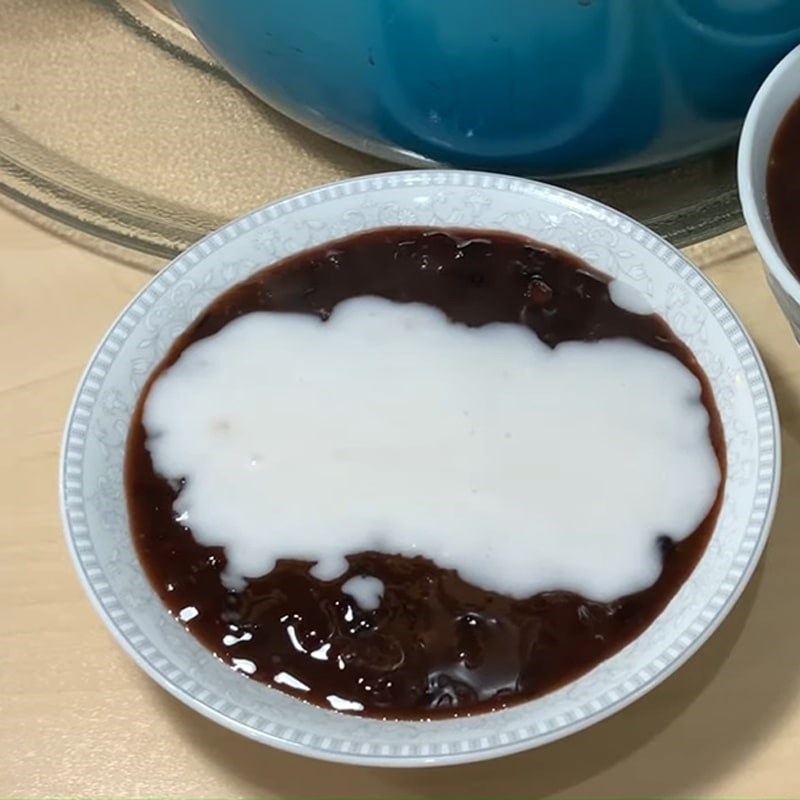 Step 5 Final product of black bean dessert with tapioca starch
