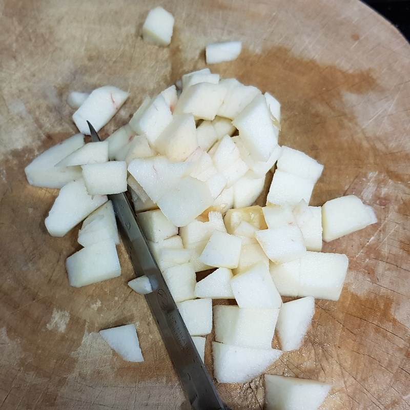 Step 1 Prepare ingredients for Coconut jelly with chia seeds and fruit