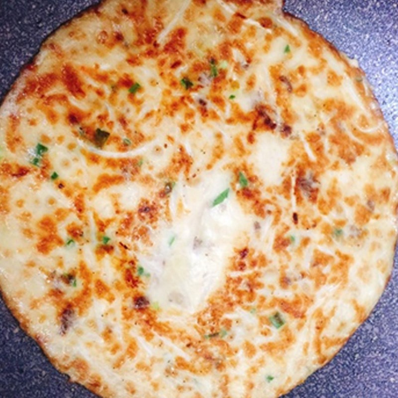 Step 3 Frying cake Crispy radish cake