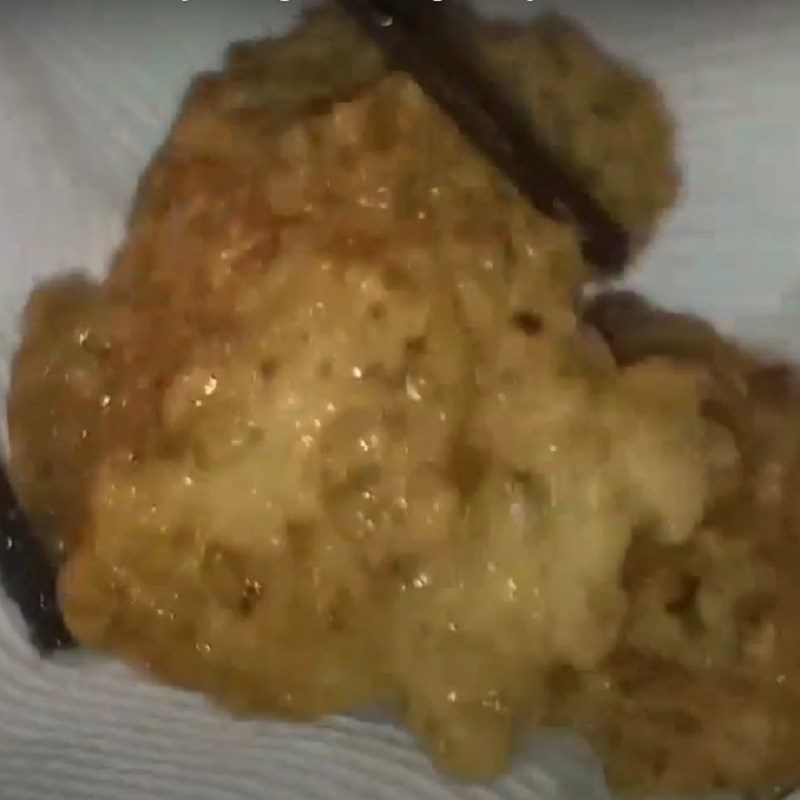Step 3 Fried clam cake Fried clam cake