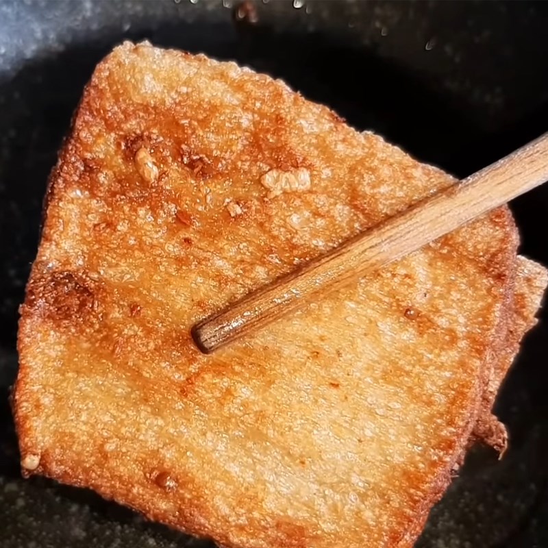 Step 5 Frying Vegetarian Manta Ray Fish