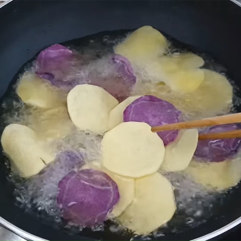 Step 2 Frying sweet potatoes Butter Fried Sweet Potatoes