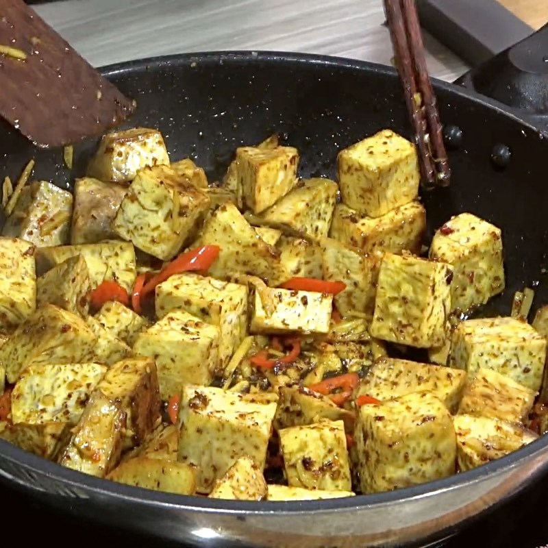 Step 3 Fry Taro for Mullet Head Fish Hotpot