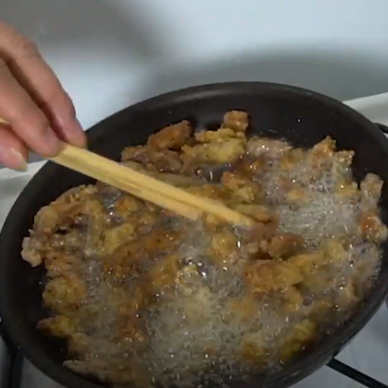 Step 4 Fried Duck Tongue Fried Duck Tongue with Lemongrass and Chili