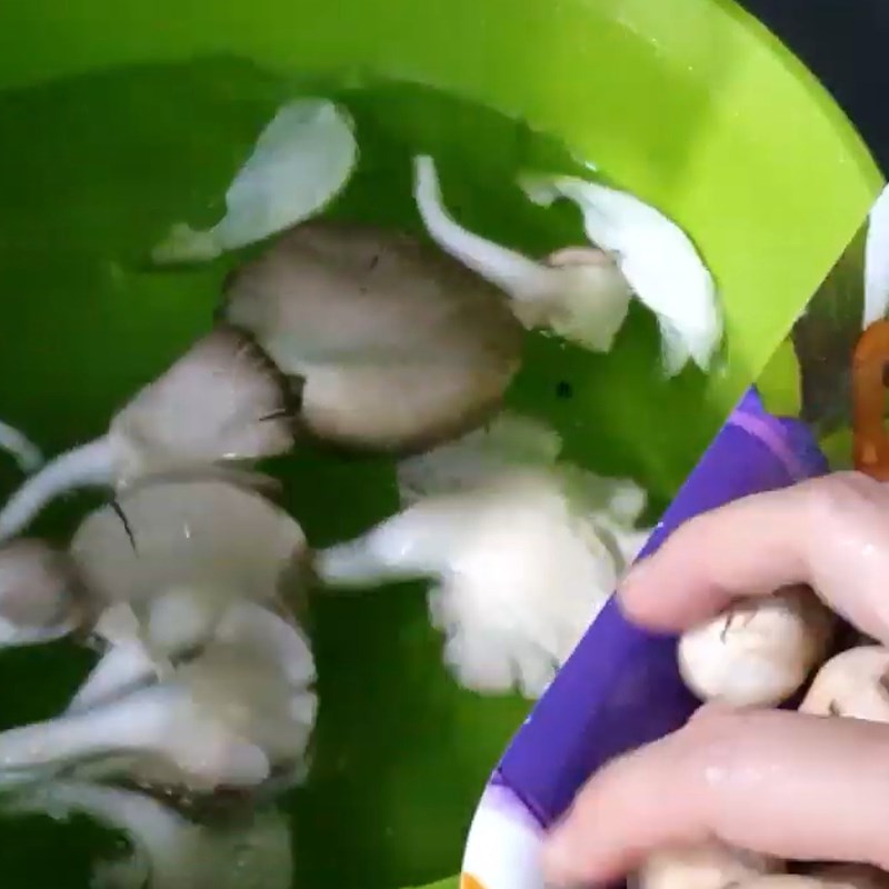 Step 1 Prepare the Vegetables for Mekong Delta Seafood Crab Hot Pot