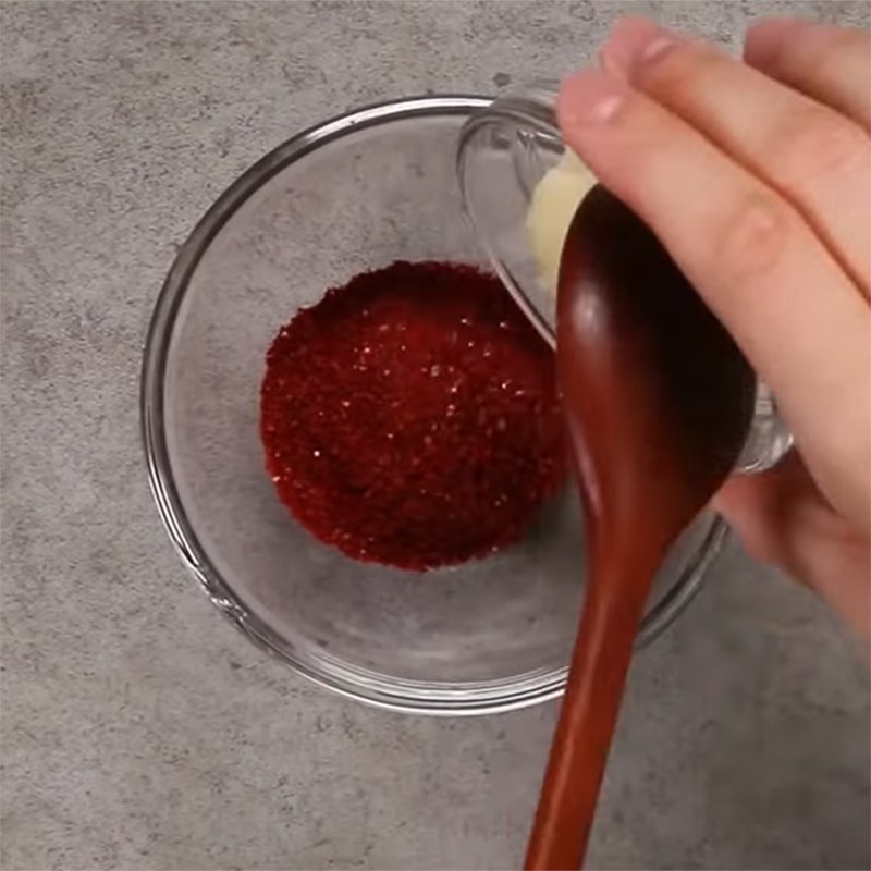 Step 1 Prepare the hot pot sauce for Kimchi Sausage Hot Pot
