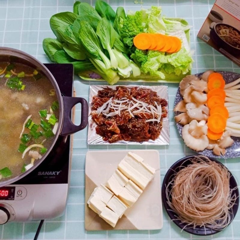 Step 3 Prepare Korean Beef Hotpot (recipe shared by users)