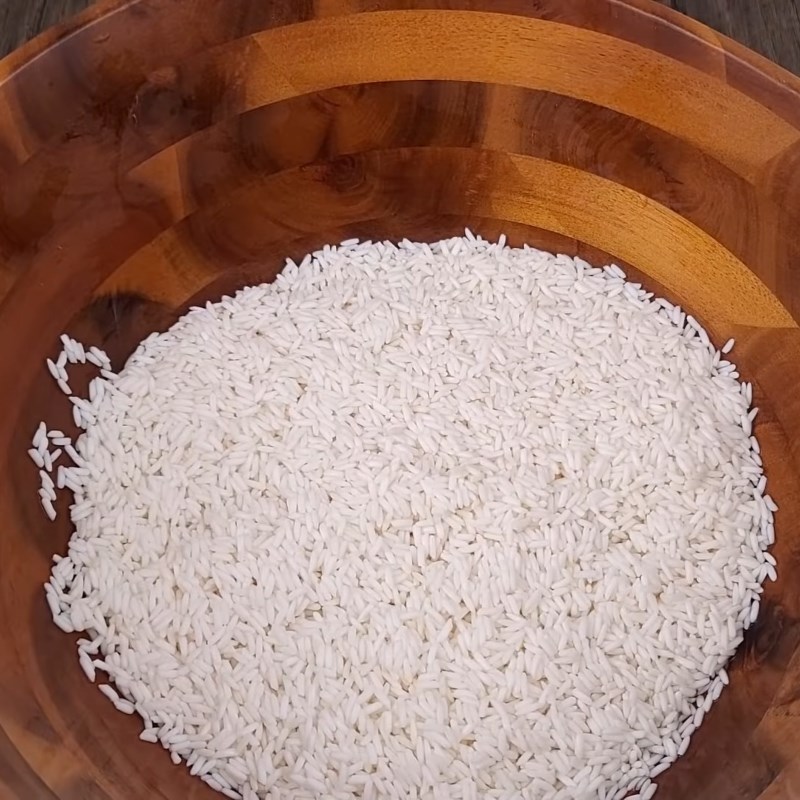 Step 1 Prepare the sticky rice and steam it Savory Sticky Rice with Pickled Radish