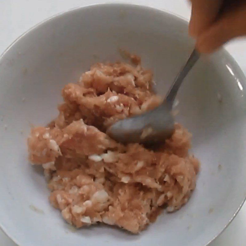 Step 2 Prepare the filling for the cake Potato cake with meat filling