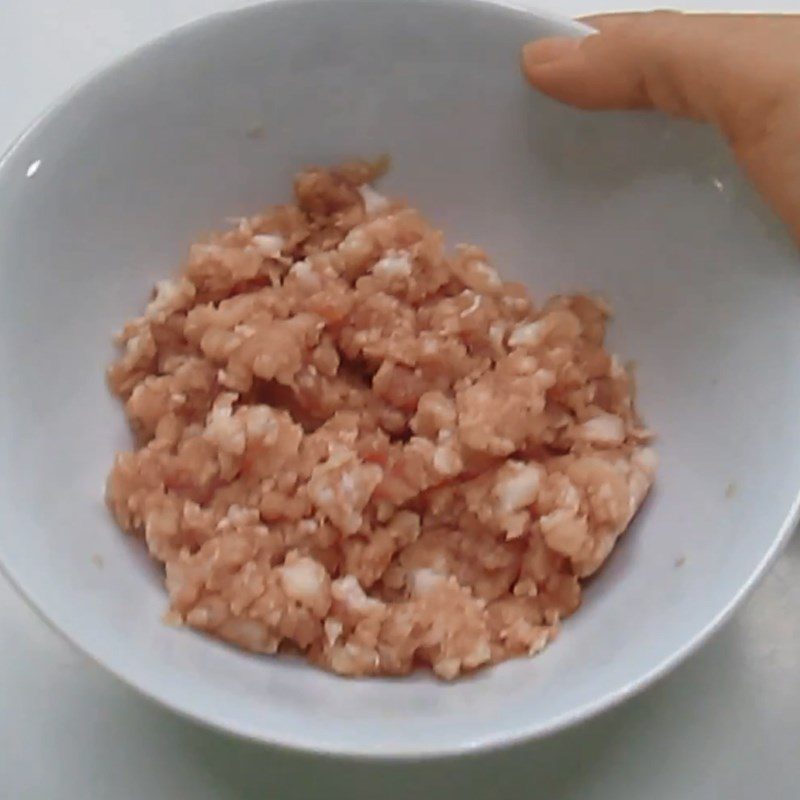 Step 2 Prepare the filling for the cake Potato cake with meat filling