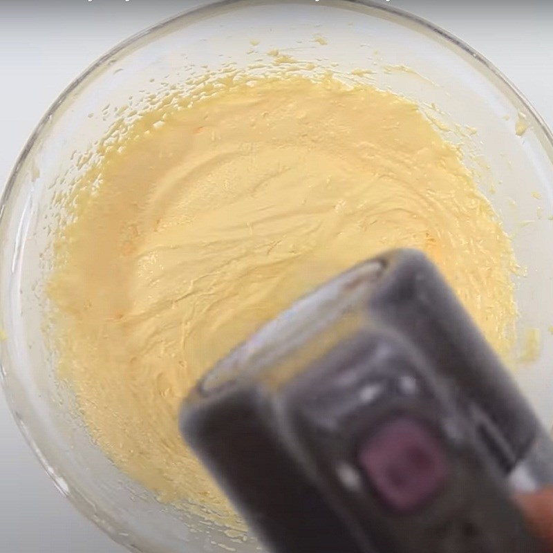 Step 1 Whipping the butter for Passion Fruit Cookies