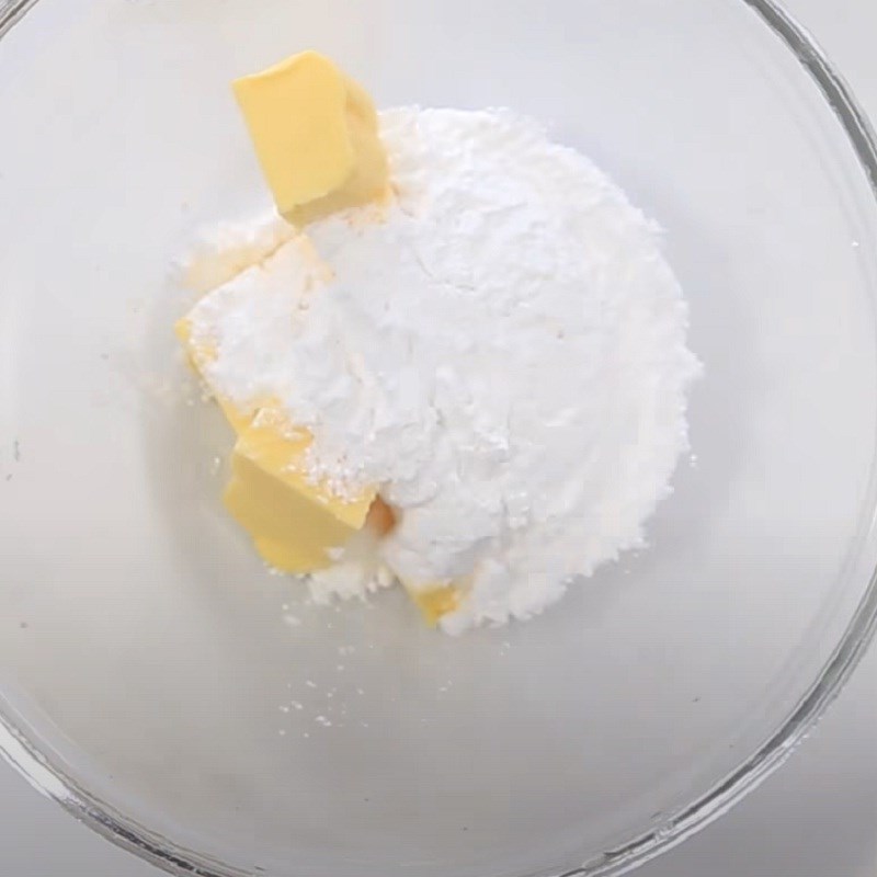 Step 1 Whipping the butter for Passion Fruit Cookies