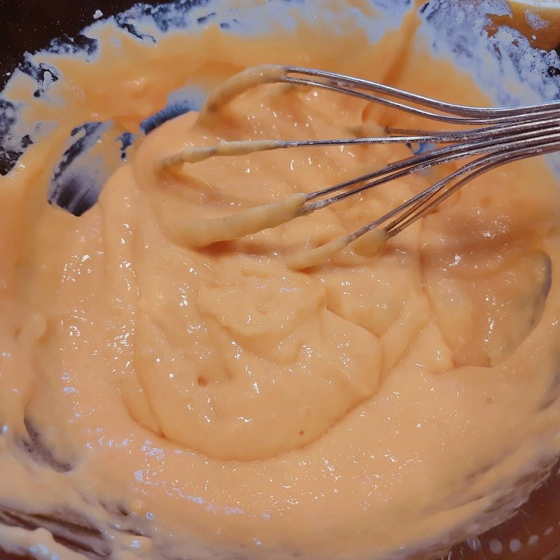 Step 2 Whip the egg mixture Fresh orange sponge cake