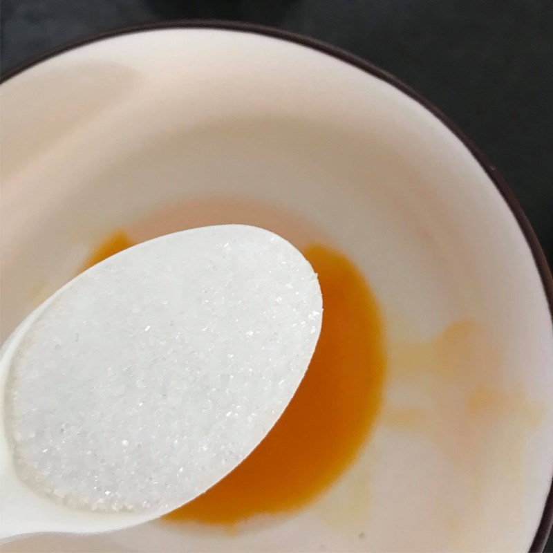 Step 1 Whisk the egg yolks Lychee Ice Cream