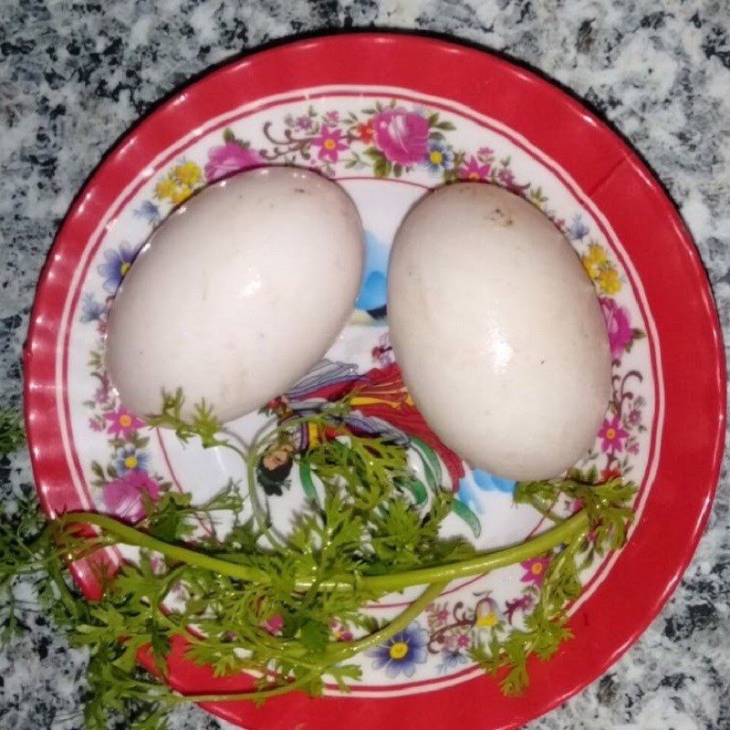 Step 1 Whisking eggs for Steamed Eggs