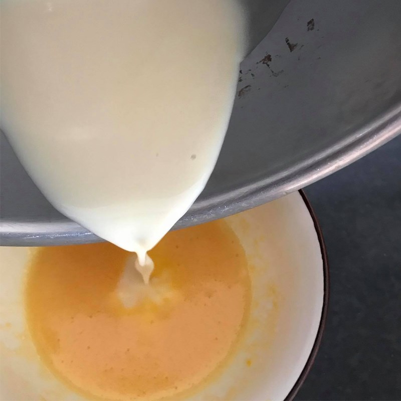 Step 2 Heat the milk mixture Lychee Ice Cream