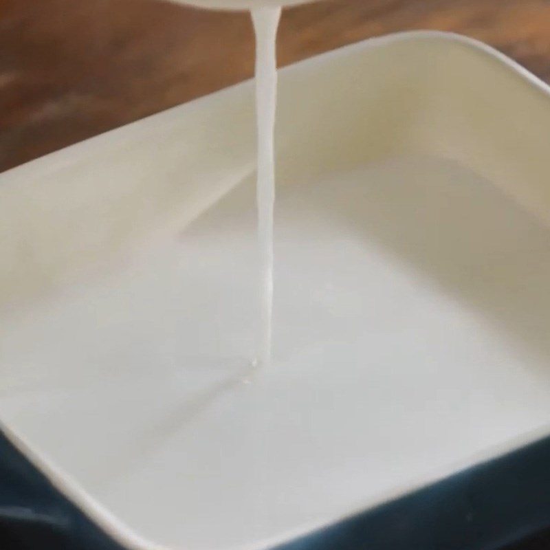 Step 3 Boil almond tofu milk mixture